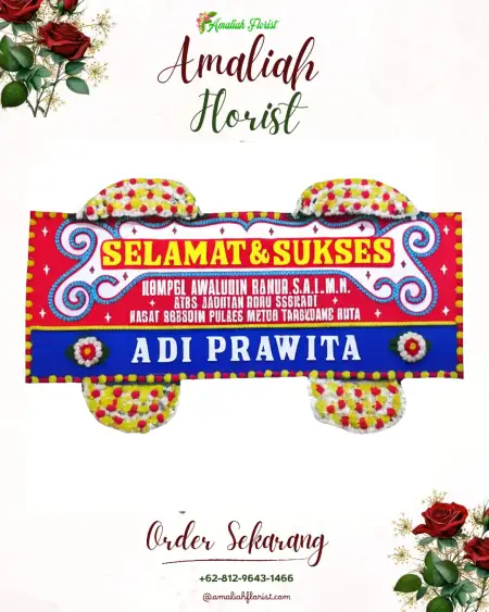 Papan Bunga Ucapan Selamat Babelan